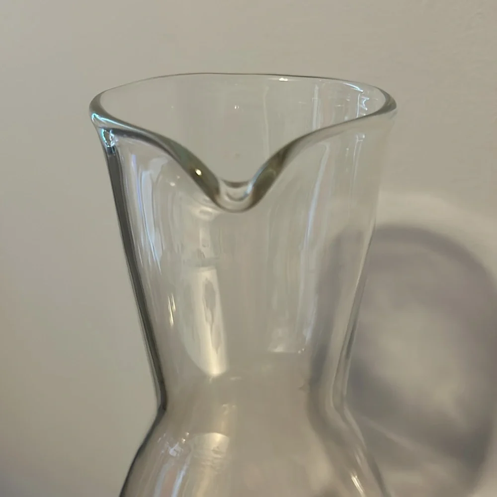 Clear 10.5” Carafe - Picture 3 of 8